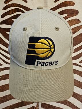 Vintage NBA T.E.I. Indiana Pacers Hat Cap Basketball Snapback One Size